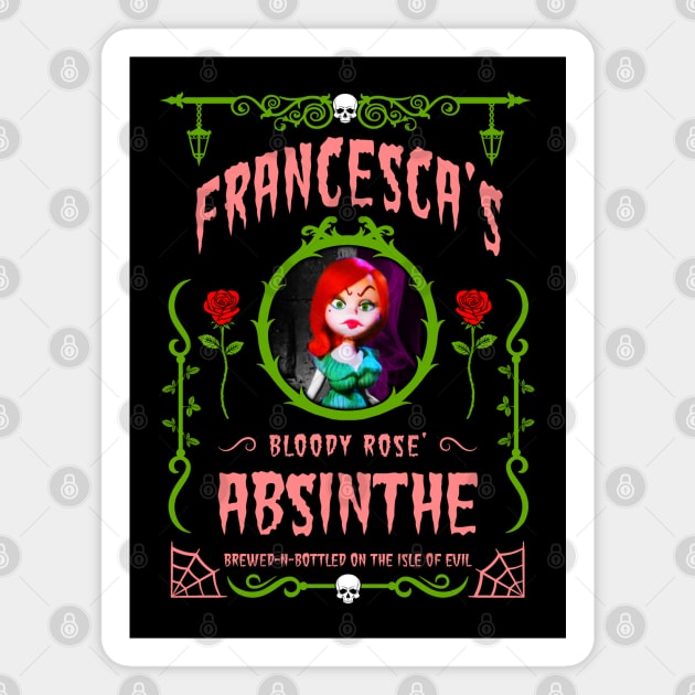 ABSINTHE MONSTERS 15 (FRANCESCA) Magnet by GardenOfNightmares